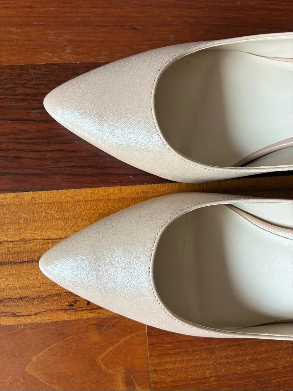 Never Been Worn! Cole Haan Nude Pointed-Toe Leather Pumps 3” Heel
